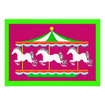 Carousel Merry-Go-Round Party Birthday INVITATIONS