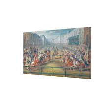 Carousel of Amazons in 1682 Canvas Prints