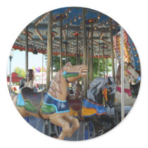 Carousel Round Stickers