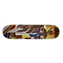 Carousels Horses Rides Amusement Parks Skate Board Deck