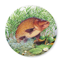 Carp Fishing Fridge Magnets