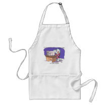 Carp Tunnel Syndrome Funny Cartoon Gifts & Tees Aprons