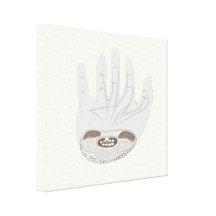 Carpal tunnel stretched canvas print