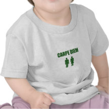 Carpe Diem (green text boy & girl) Shirt