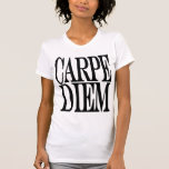 Carpe Diem Latin Quote Ladies Singlet Shirt