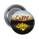 CARPE DIEM PINBACK BUTTON