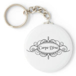 Carpe Diva Logo keychains
