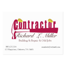Carpenter Builder Business Cards