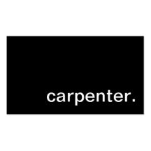 Carpenter Business Card