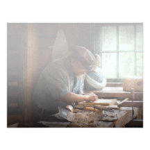 Carpenter - Carving the Figurehead Custom Announcement