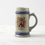 Carpenter Family Coat of Arms Stein mugs