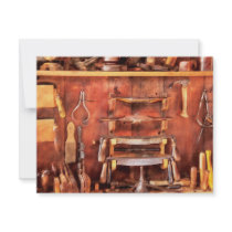 Carpenter - Spoke Shaves Custom Invitations