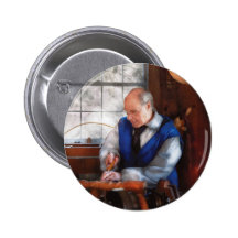 Carpenter - The Woodturner Pinback Button