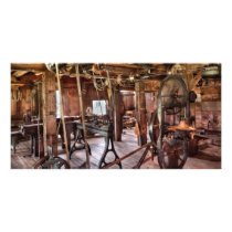 Carpenter - This old shop Custom Photo Card