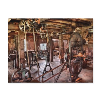 Carpenter - This old shop Postcards by suburbanscenes