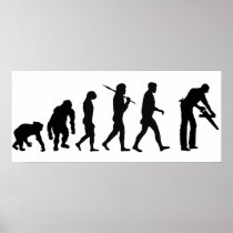 Carpenter woodworker set builder evolution posters