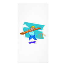Carpenter Working Picture Card