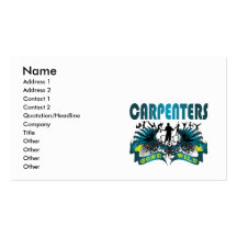 Carpenters Gone Wild Business Card Template