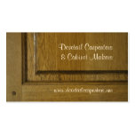 Carpentry or cabinet making business card