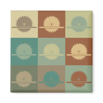 Carpentry Pop Art Fridge Magnet
