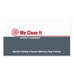 Carpet Cleaning Business Card