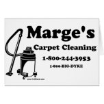 Carpet Cleaning Greeting Card