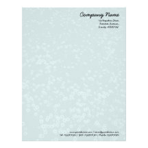 Carpet of Daisies - Green Customized Letterhead