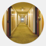 Carpeted corridor sticker