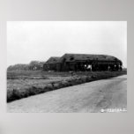 Carpiquet Airport Bombardment France World War II Print