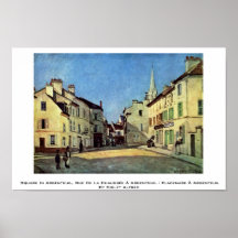 Carré à Argenteuil, Rue De La Chaussée Posters