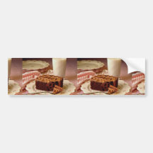 Carré de gâteau de chocolat adhésif pour voiture