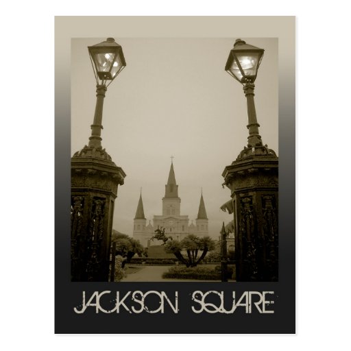 Carré de Jackson, la Nouvelle-Orléans, LA Carte Postale