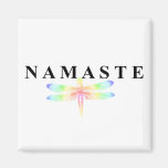 Carré de libellule de Namaste Aimants Pour Réfrigérateur