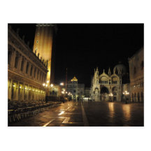 Carré de San Marco, Venise Italie (5h30 du matin) Carte Postale