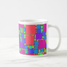 carrés de logcolor mug