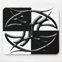 Carrés Mousepad de Gémeaux Tapis De Souris