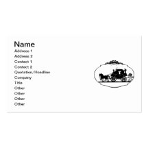 Carriage Ride With Cupid Apparel and Gifts Business Card Template