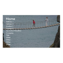 Carrick-A-Rede rope bridge, Ballintoy, Co. Antrim, Business Card Templates