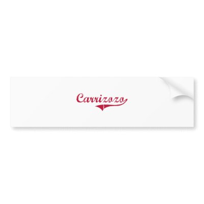Carrizozo New Mexico Classic Design Bumper Sticker by cityshirt