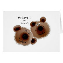 Carroll Teddy Bear Card