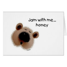 Carroll Teddy Bear Card