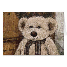 Carroll Teddy Bear Card