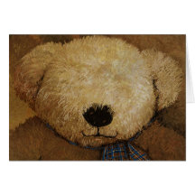 Carroll Teddy Bear Card
