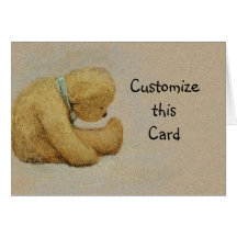 Carroll Teddy Bear Card