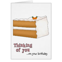 Carrot Cake Birthday Card