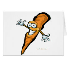 Carrot Greeting Card