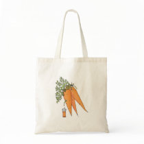 carrot juice tote bag