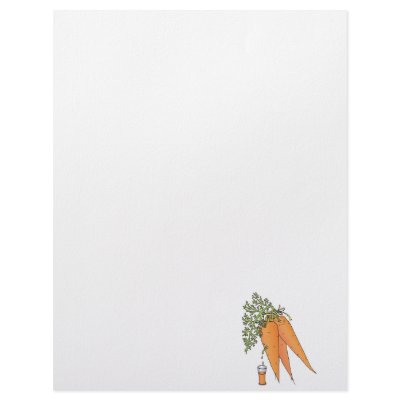 carrot juice custom letterhead by doonidesigns