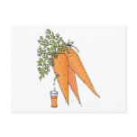 carrot juice post card