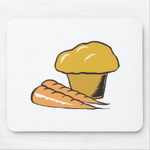 carrot muffin mousepad